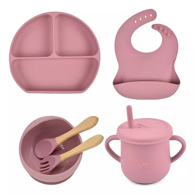 SET DE VAJILLA SILICONA PARA BEBES