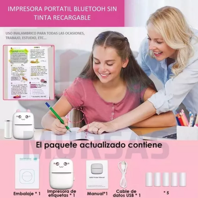 MINI IMPRESORA PORTATIL INALAMBRICA
