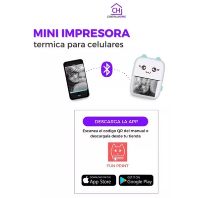 MINI IMPRESORA PORTATIL INALAMBRICA