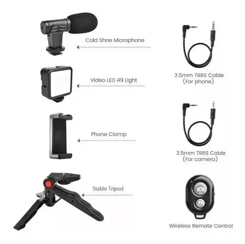 ESTABILIZADOR CELULAR SOPORTE LUZ LED