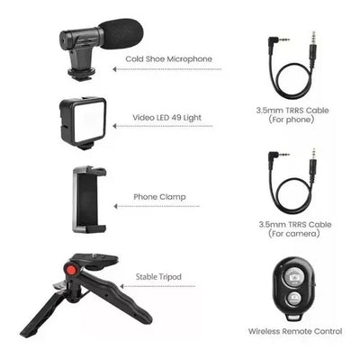 ESTABILIZADOR CELULAR SOPORTE LUZ LED