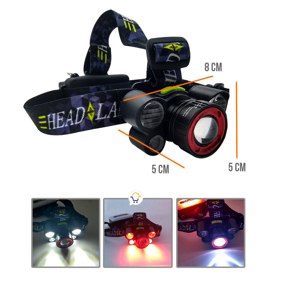 LINTERNA MINERA RECARGABLE LUZ AE-299
