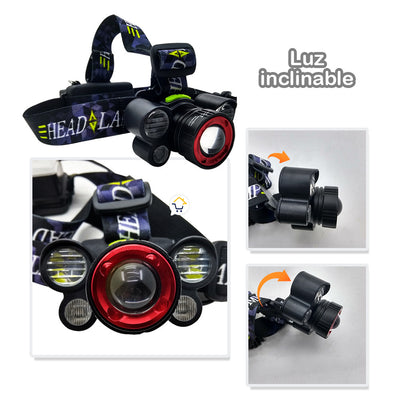 LINTERNA MINERA RECARGABLE LUZ AE-299