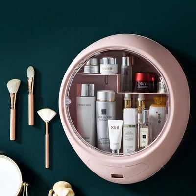 ORGANIZADOR  ESTANTE DE MAQUILLAJE ÓVALO