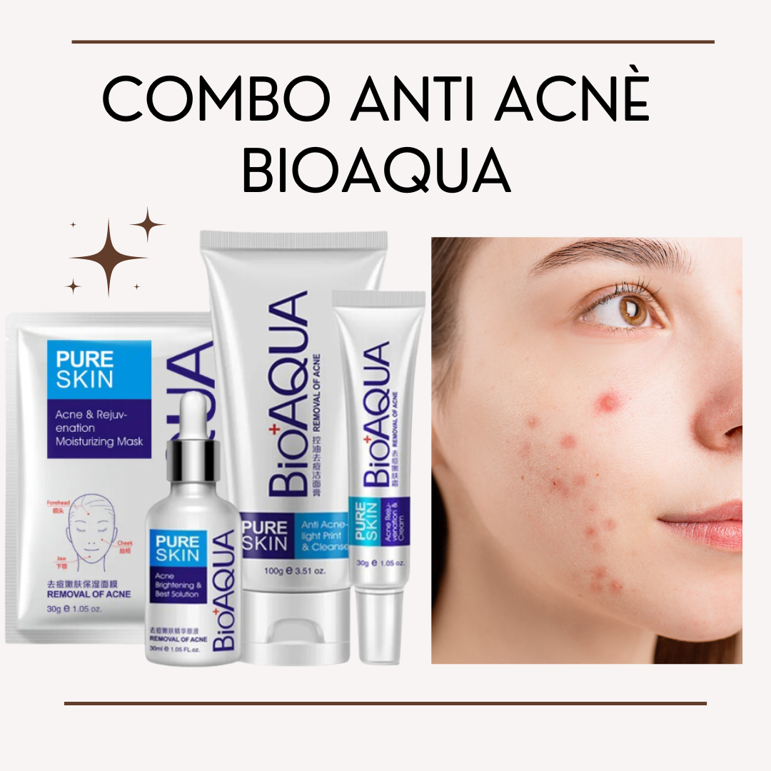 COMBO ANTI ACNE BIOAQUA + CAJA DE SEG