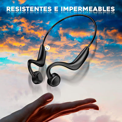 AUDIFONOS CONDUCCION OSEA + RELOJ ACOR01