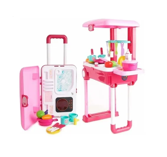 COCINA PARA NIÑA TIPO MALETA CON SONIDOS