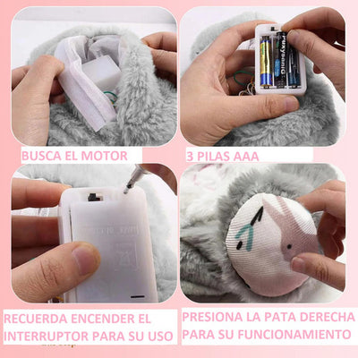 PELUCHE REALISTA NUTRIA BEBE
