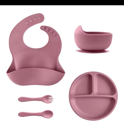 SET DE VAJILLA SILICONA PARA BEBES