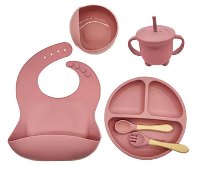 SET DE VAJILLA SILICONA PARA BEBES