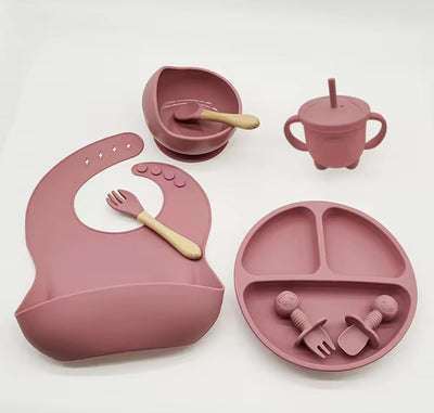 SET DE VAJILLA SILICONA PARA BEBES
