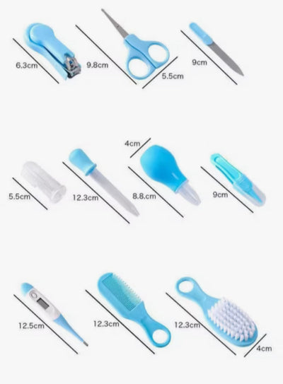 SET DE ASEO PARA BEBE BABY CARE 10 Piezas
