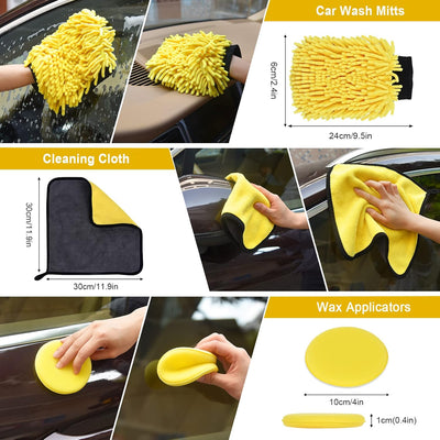 KIT DE LIMPIEZA PARA CARRO 22 PIEZAS