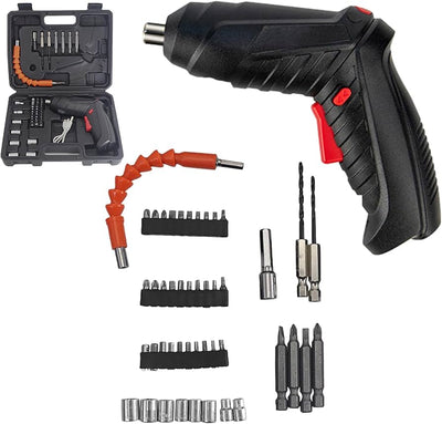 KIT DESTORNILLADOR INALAMBRICO 47 PIEZAS