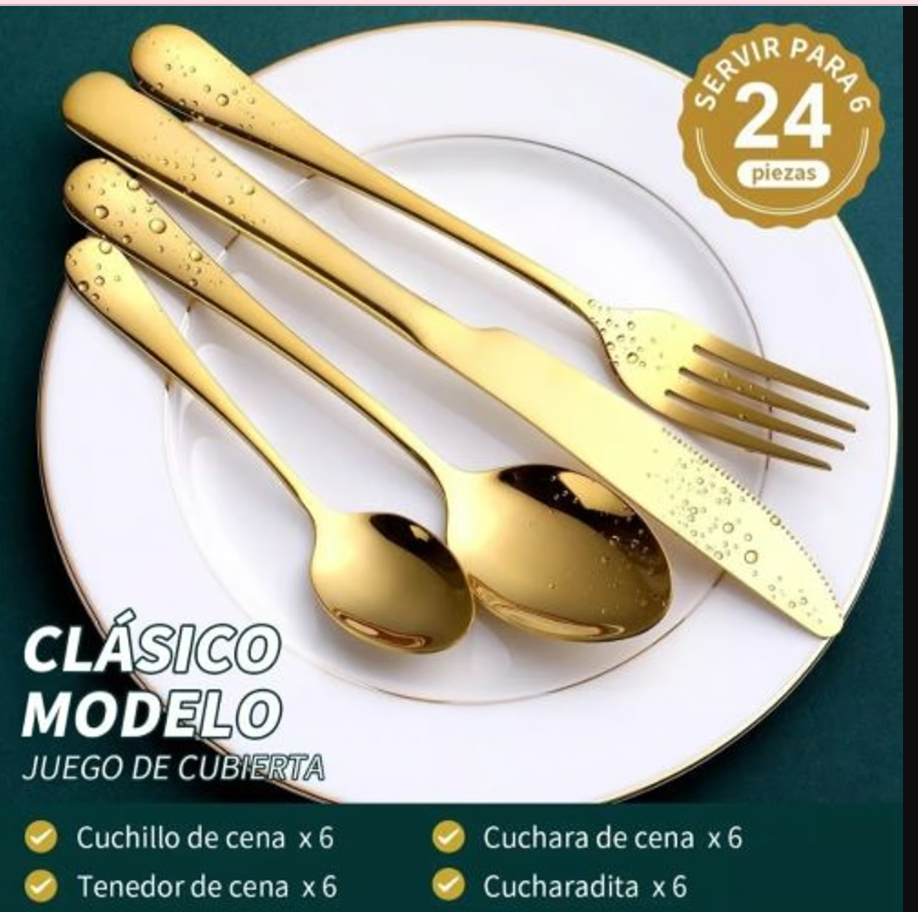 JUEGO CUBIERTOS EN ESTUCHE HUEVO PREMIUM