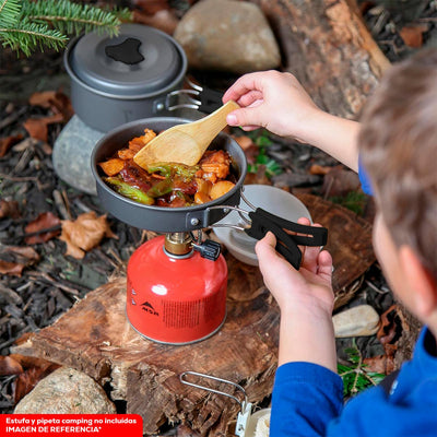 KIT UTENSILIOS COCINA CAMPING SY-200