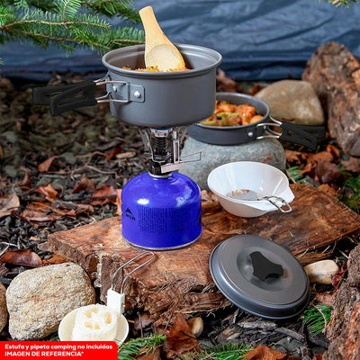 KIT UTENSILIOS COCINA CAMPING SY-200