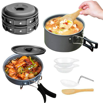KIT UTENSILIOS COCINA CAMPING SY-200