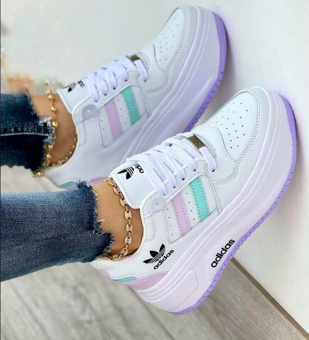 TENIS ADIDAS DOBLE  PARA DAMA