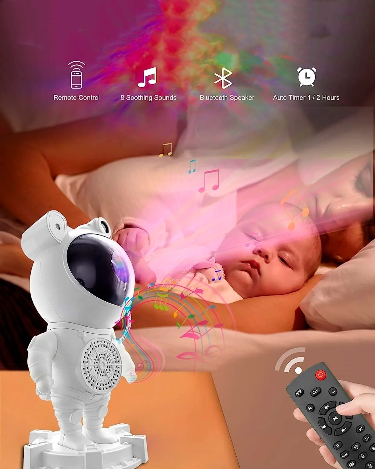 ASTRONAUTA PROYECTOR BLUETOOTH