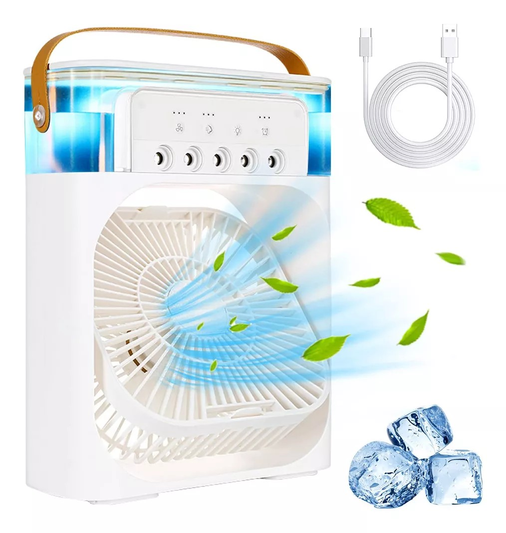 VENTILADOR PORTATIL CON HUMIFICADOR