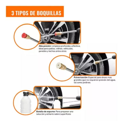 HIDROLAVADORA V48 DOBLE BATERIA INALAMBRICA.