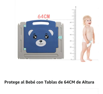 CORRAL PARA BEBE AREA DE JUEGO AJUSTABLE