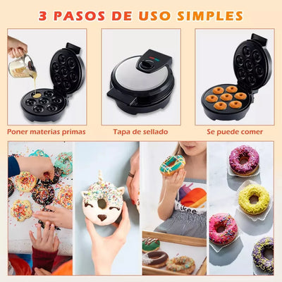 MINI MAQUINA PARA HACER 7 MINI DONAS