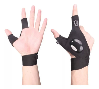 GUANTES LINTERNA LUZ LED