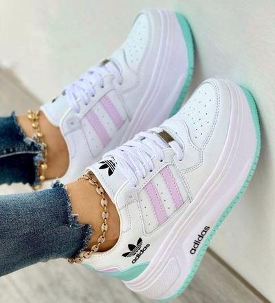TENIS ADIDAS DOBLE  PARA DAMA