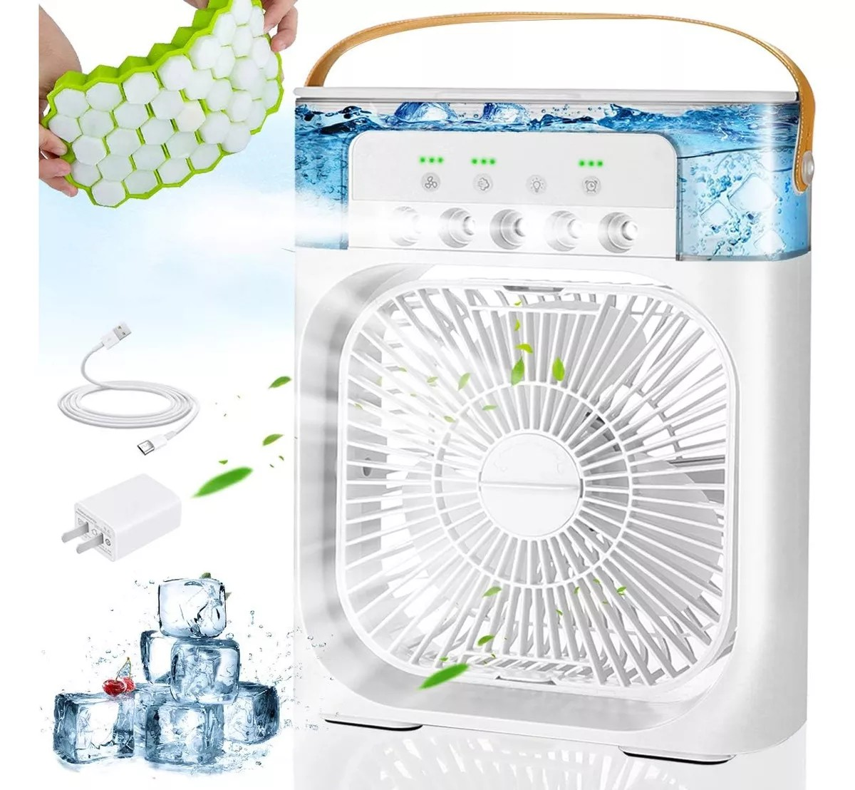 VENTILADOR PORTATIL CON HUMIFICADOR