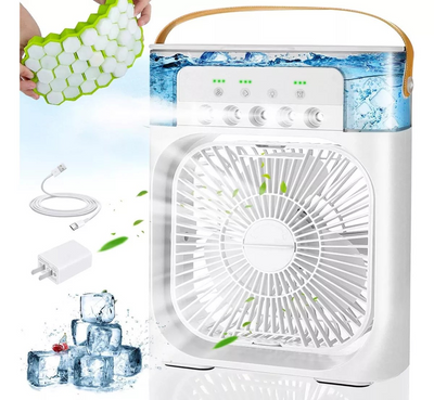 VENTILADOR PORTATIL CON HUMIFICADOR
