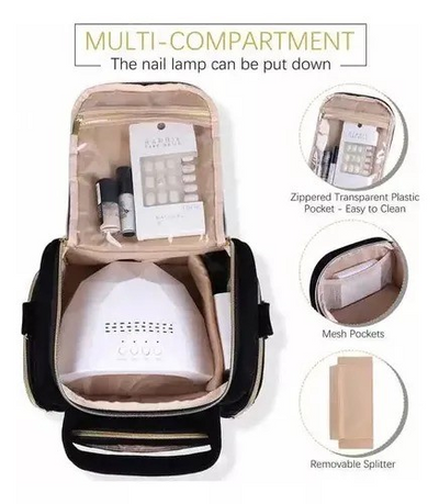 ESTUCHE ORGANIZADOR DE ESMALTES DE UÑAS