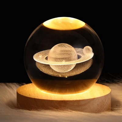 LAMPARA ESFERA SATURNO 2X UNIDAD