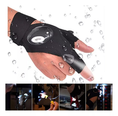 GUANTES LINTERNA LUZ LED