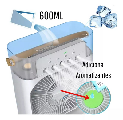 VENTILADOR PORTATIL CON HUMIFICADOR