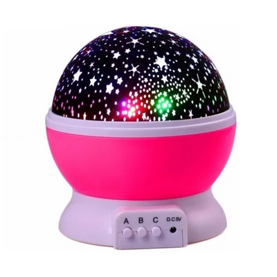 LAMPARA ROTATORIA PROYECTOR CIELO ESTRELLADO