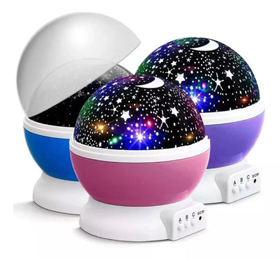 LAMPARA ROTATORIA PROYECTOR CIELO ESTRELLADO