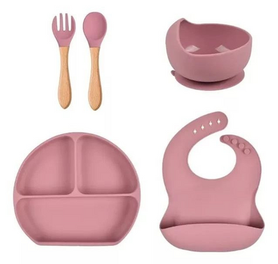 SET DE VAJILLA SILICONA PARA BEBES