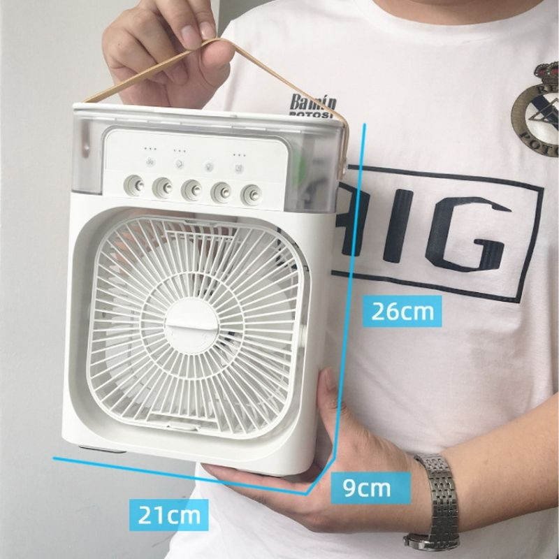 VENTILADOR PORTATIL CON HUMIFICADOR